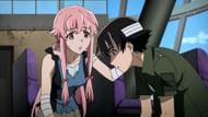 The Future Diary is one of the high school anime with shocking twists (Image via Asread)